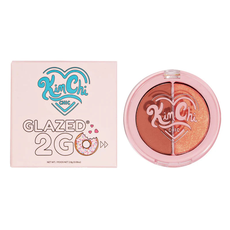 Kimchi GLAZED 2 GO PRESSED PIGMENT DUO (03 Trois)