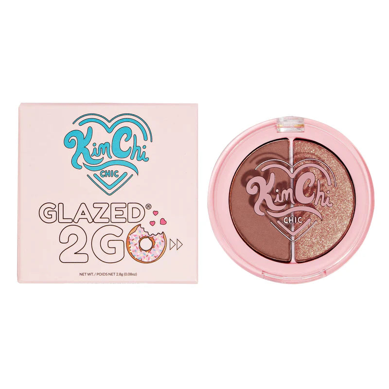 Kimchi GLAZED 2 GO PRESSED PIGMENT DUO (01 Un)
